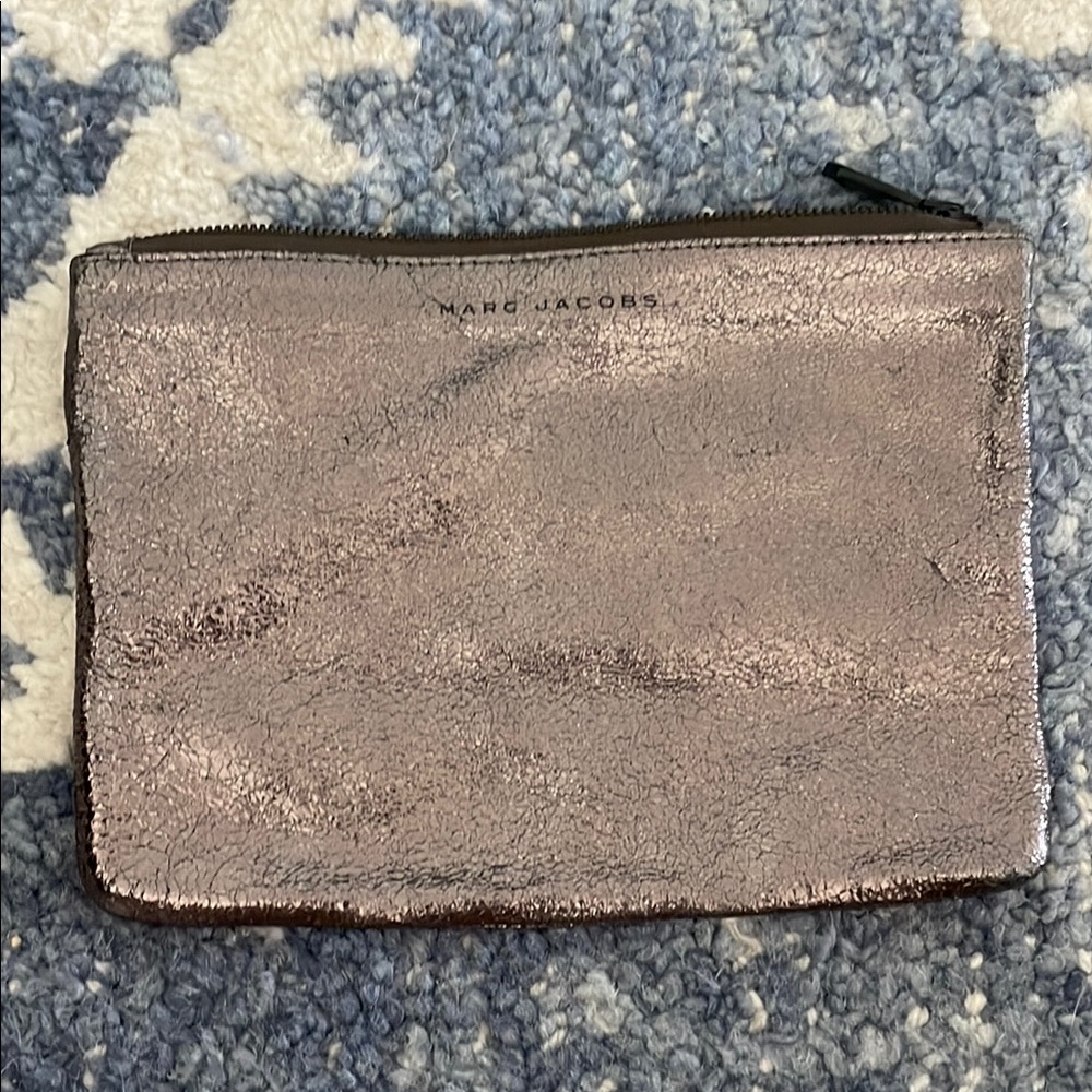 Marc Jacobs Shimmering Silver Pouch
